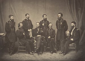 Sherman a jeho generálové, 1860. od George N. Barnard