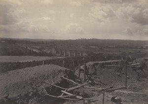 South Bank of the Chattahoochie, Georgia, 60. léta 19. století. od George N. Barnard
