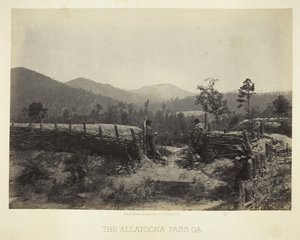 Průsmyk Allatoona, GA, 1866. od George N. Barnard