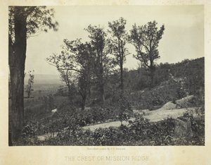 Hřeben Mission Ridge od George N. Barnard