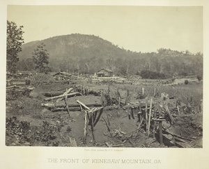 Přední část hory Kenesaw, GA, 1866. od George N. Barnard