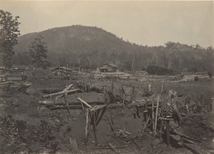 Přední část hory Kenesaw, Georgia, 60. léta 19. století. od George N. Barnard