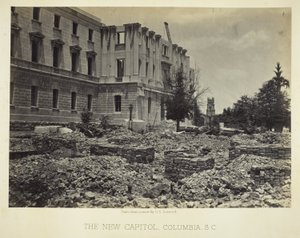 Nový Kapitol, Columbia, SC od George N. Barnard