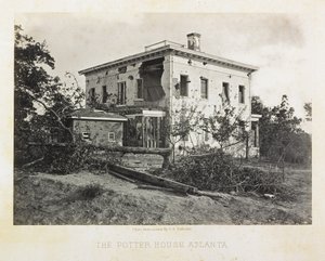 Potterův dům, Atlanta od George N. Barnard