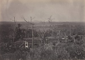Pohled na horu Kenesaw, Georgia, 1860. od George N. Barnard