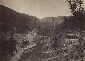 Whiteside Valley Under the Bridge, 60. léta 19. století. od George N. Barnard