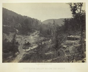Whiteside Valley pod mostem, 1864. od George N. Barnard