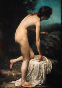 The Bather (olej na plátně)