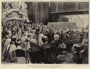 Pohřeb pana Gladstonea od George Percy Jacomb Hood