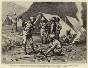 S Bunerovou expedicí, rozbití odevzdaných zbraní od George Percy Jacomb Hood