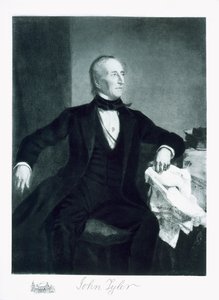 John Tyler, 10. prezident Spojených států amerických, hospoda. 1901 (hlubotisk) (viz také 102588) od George Peter Alexander Healy