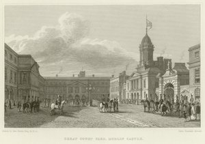 Velké nádvoří na hradě Dublin