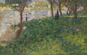Studie pro La Grande Jatte, 1884-1885