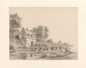 Pohled na bránu hradu Buren od George Pieter Westenberg