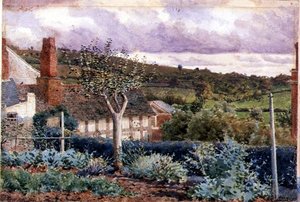 Ze zahrady Sherford Cottage, Bromyard od George Price Boyce