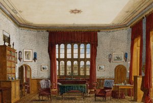 Interiér pokoje, Christ Church, Oxford,