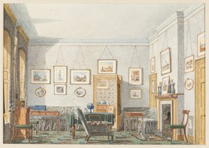 Pokoj George Jamese Drummonda v Oxfordu, 1853