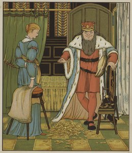 Ilustrace pro Rumpelstiltskin od The Brothers Grimm