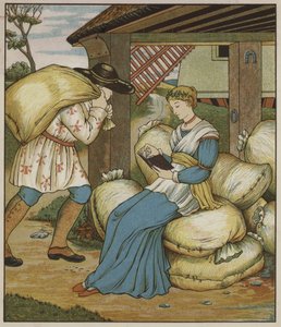 Ilustrace pro Rumpelstiltskin od The Brothers Grimm