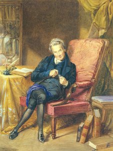 Portrét Williama Wilberforce (1759-1833) 1833 (akvarel na papíře) od George Richmond