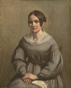 Portrét mladé ženy, od George Richmond