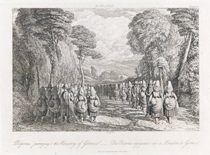 St. Polten - Pilgrims, cca 1821 (lept)