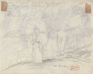 Malá holčička v hájku od George Romney