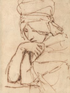 Zamyslena dáma od George Romney