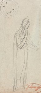 Stojící ženská postava od George Romney