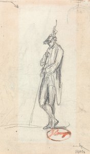 Postava stojícího muže od George Romney