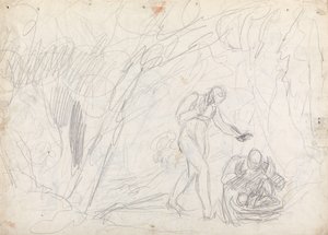 Opuštění a záchrana Perdity z hry „Zimní pohádka“ od George Romney