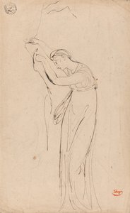 Klasická nymfa od George Romney