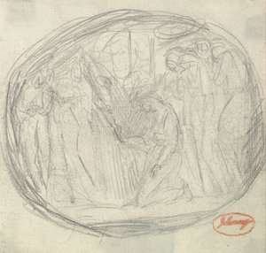Poprava Marie Stuartovny od George Romney
