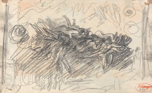 Falešný, Krajina s jeskyní čarodějnic od George Romney