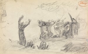 Studie kompozice postavy č. 12 od George Romney