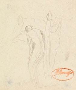 Studie složení postavy 1 od George Romney