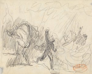 Studie kompozice postavy 20 od George Romney