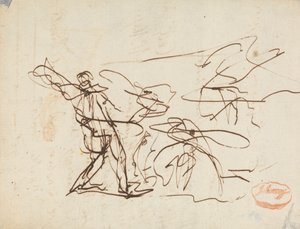 Studie složení postavy 25 od George Romney