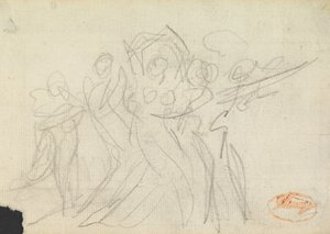 Studie kompozice postavy č. 27 od George Romney