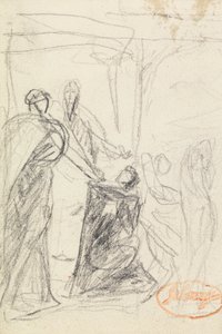 Studie složení postavy 40 od George Romney
