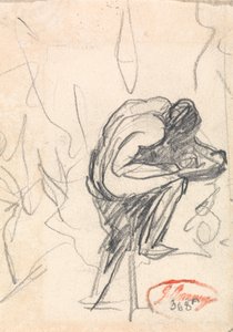 Postava ve stoje s ohnutým kolenem od George Romney