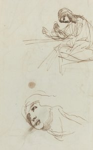 Figurální studie [verso] od George Romney