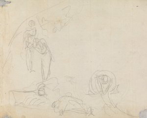 Studie postavy č. 16 od George Romney