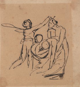 Smuteční skupina od George Romney