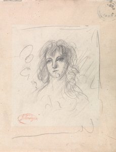 Hlava ženy od George Romney