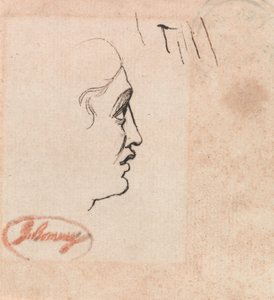 Hlava mladíka od George Romney