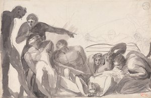 Howard na návštěvě ve vězení od George Romney