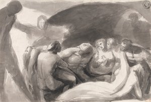 Howard na návštěvě ve vězení od George Romney