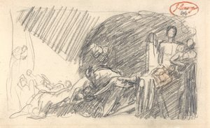 Howard na návštěvě ve věznici od George Romney