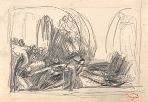 Howard na návštěvě ve věznici od George Romney